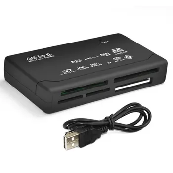 Atminties Kortelių Skaitytuvas Mini 26-IN-1 USB 2.0 High Speed Už SF xD, MS SDHC su LED šviesos Kortelių Skaitytuvas