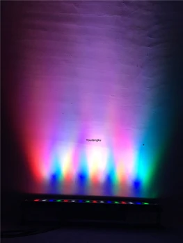 Atsparus vandeniui 18*10W 4in1 RGBW Pikselių Dot LED Siena Plovimo Šviesos, ip65, lauko rgbw sienos plauti Led Juosta sienos šviesos