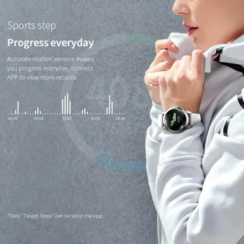 Atsparus vandeniui Smart Watch Moterų Miela Apyrankė Širdies ritmo Monitorius Miego Stebėjimo Laikrodį Smartwatch Prisijungti 