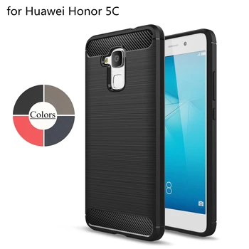 Atveju Huawei Honor 5C TPU Silikono Atveju-Ultra plonas Minkštas Dangtelis Matinis Jaustis Telefono dėklas Tvirtas Šarvai