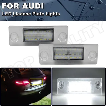 Audi A4 S4 B5 S5 B5 A3 S3 Klaidų LED Skaičius Licenciją Plokštelės Šviesos Lempos 6000K Balta Pakeitimo OEM 8D9943021