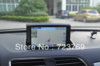 Audi Q3 DVD Navigacijos sistema (2013 m.) su bluetooth/ touchscreen/ ipod jungtis