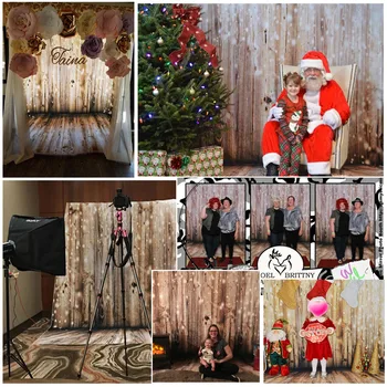Aukso Blizgučiai Medienos Sienos Fotografijos Fonas Kalėdų Derliaus Kaimiškas Nostalgija Medinių Grindų Portretas Fone fotostudija