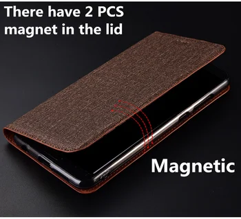 Aukštos klasės PU odos magnetinio apversti telefono dėklas Samsung Galaxy A8 Plius 2018/Samsung Galaxy A8 2018 flip case kortelės lizdo laikiklį