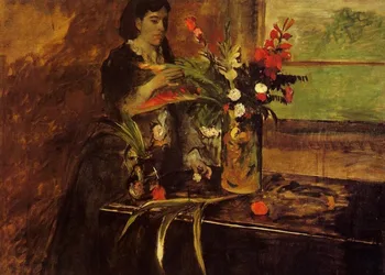Aukštos kokybės Aliejaus tapybos Drobės Kopijos Portretas Mme. Rene De Dujos, gimęs Estelle Musson (187By Edgaras Dega rankomis dažyti