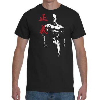 Aukštos Kokybės Atsitiktinis Spausdinimo Tee marškinėliai Vienas Smūgis Vyras Saitama Šešėlis Vasaros T-shirt