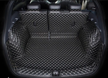 Aukštos kokybės! Pilnas komplektas automobilio bagažo skyriaus kilimėliai Nissan Prasideda 2019 m. 2017 m. 2018 vandeniui įkrovos kilimai linijinių krovinių kilimėliai,Nemokamas pristatymas