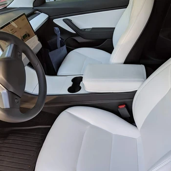 Auto Centrinės Konsolės Porankiu Box Padėklas Tesla Model 3 Konsolė Padengti Trinkelėmis Porankiu