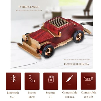 Automobilio Modelio, Žaislai, Medžio, Šviesą ir Senovinių Automobilių Belaidžio 