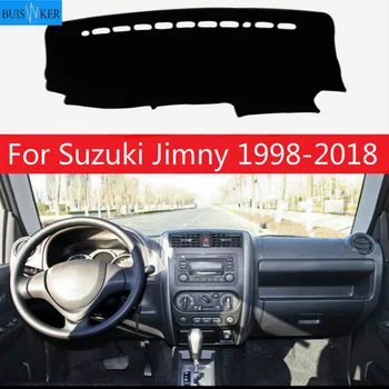 Automobilio prietaisų Skydelio Dangtelį Brūkšnys Kilimėlis Brūkšnys Trinkelėmis Kilimą Suzuki Jimny 1998-2018 apsaugos nuo Saulės anti - slip anti - uv