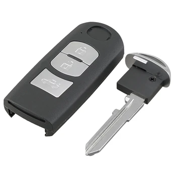 Automobilio Smart Remote Key 3 Mygtuką 43Hz 49Chip Tinka MAZDA CX-3 Axela CX-5 SKE13E-01