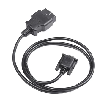 Automobilių Diagnostikos Įrankis 16 Pin OBD2 į DB9 RS232 Nuoseklusis Prievadas Adapterio Kabelis Aukštos kokybės Vielos