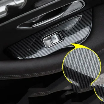 Automobilių Durų Porankiai Skydelio Apima Lipdukai Mercedes Benz GLE Klasės 2020 Lango Stiklo Pakėlimo Mygtukai Apdaila