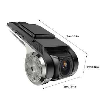 Automobilių DVR Kamera Vaizdo įrašymas USB WiFi / GPS / ADAS G-sensorius Įrašymo Brūkšnys Cam Y4UA