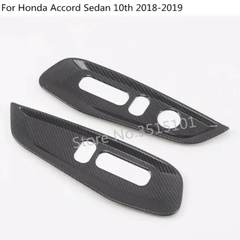 Automobilių Lipdukas Padengti Detektorius Nerūdijančio Plieno Sėdynės Reguliavimo Rankenėlę Mygtuką Perjungti Apdaila Honda Accord Sedanas 10 2018 2019 2020