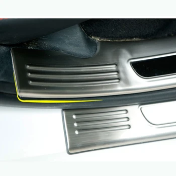 Automobilių ribą, baras, Automobilių sveiki pedalų apdaila Nerūdijančio plieno juostelės Viso paketo apsaugą Volkswagen naujas Polo2011-2018 m.