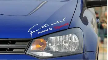 Automobilių stiliaus Sportinių automobilių šviesos antakiai lipdukai dekoratyviniai Už Cadillac srx cts ats escalade klavišą emblema sts dts bls priedai