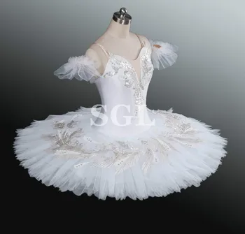 Baltoji Gulbė Tutu Moterų/Merginų, Profesionalus Baleto Mdc Suaugusiųjų Matcracker Baltas Tutu Konkurencijos Šokio Kostiumai AT1157