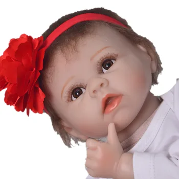 Bebe Lėlės reborn 22inch 55cm minkšto silikono reborn baby girl lėlės ir vaiko gimtadienio dovana realista bonecas naujagimių lėlės