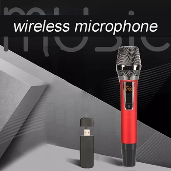 Belaidis USB Mikrofonas Profesionalus Nešiojamų Nešiojamą Dinaminis Mikrofonas Karaoke Naktų ir Namo Šalys