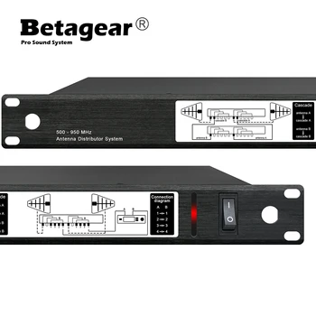 Betagear UA980 Profesionalus Antenų Skirstymo Sistemą 500-950MHz Mikrofono Signalo Priėmimas Patobulintas Antenos Stiprintuvas