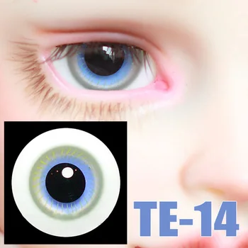 BJD Doll eyes tinka 1-3 1-4 1-6 dydis akių TE-14 sluoksniuotos tekstūros serijos stiklinės akys lėlės priedai