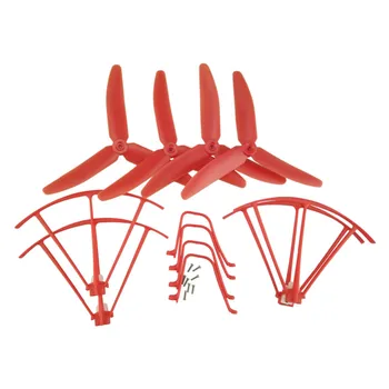 BLLRC sraigtasparnio dalys SYMA X5UW X5UC keturias ašis orlaivių raudona atnaujinti trijų lapų sraigto apsaugos žiedas važiuoklė rinkinys