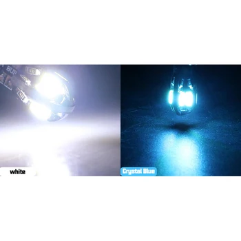BOAOSI 2vnt Auto Automobilių Šviesos 5730 SMD Lemputė T10 W5W LED Lemputė 168 194 Automobilio LED Licencijos numerio ženklo Žibintas Skaityti Stovėjimo Žibintai 6000K Balta