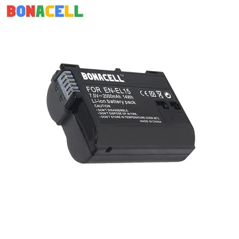 Bonacell 2000mAH EN-EL15 ENEL15 LT EL15 Fotoaparato Baterija Nikon DSLR D600 D610 D800 D800E D810 D7000 D7100 D7200