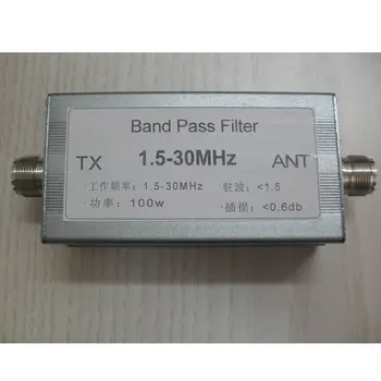 BPF Sustiprinti Anti-Trukdžių Talpa 1.5-30MHz Trumpųjų Band Pass filtrai Radijo stotys