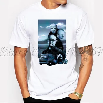 Breaking Bad Duoklę Vyrams individualų marškinėliai trumpomis rankovėmis atsitiktinis viršūnes Retro spausdinti vyrų hipster juokingas cool tee marškinėliai