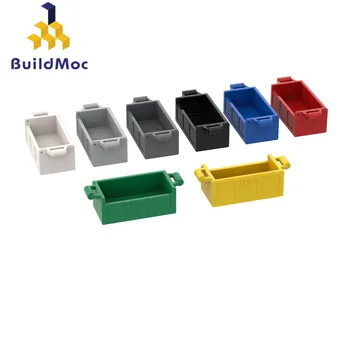Buildmoc Plytų 4738 5.2 x 2 x 1,7 apačioje lobių skrynią Statybinių Blokų Dalys 