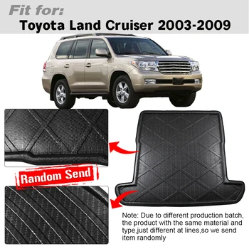Buildreamen2 Toyota Land Cruiser 2003-2009 Automobilių Uodega Bagažo Skyriaus Kilimėlis Dėklas Įkrovos Linijinių Krovinių Grindų Purvo Bagažo Kilimo Raštas Padas