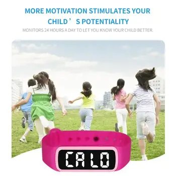 CD5-L Spalvinga Išmaniųjų Laikrodžių Apyrankės Vaikams, Cartoon Multi-funkcija Atgalinės atskaitos Laikmatis Smart Apyrankę Sporto Wriststrap