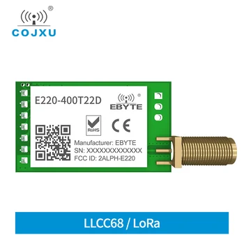 COJXU LLCC68 433MHz/470MHz LoRa Modulis 22dBm 5Km Ilgo Nuotolio Rf Wireless Modulis UART E220-400T22D Kelis Perdavimo Metodai