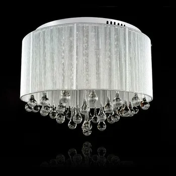 Crystal lubų lempa romantiška LED apvalus lubų lempa home hotel restaurant gyvenimo kambario, miegamasis dekoro apšvietimo šviestuvas mx9101103
