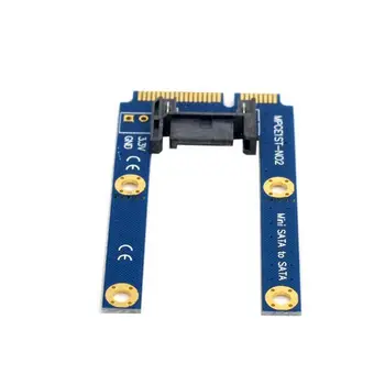 CY 50mm Mini PCI-E mSATA SSD su SATA 7pin Kietajame Diske PCBA Extension Adapter