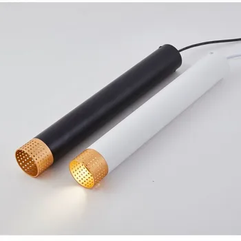 [DBF]Šiuolaikinių LED Pakabukas Šviesos Ilgas vamzdis 5W priedai veltiniams, vilna Lempa Sala Baro Counte Parduotuvė Kambaryje, Virtuvėje šviesos armatūra hanglamp šviestuvas