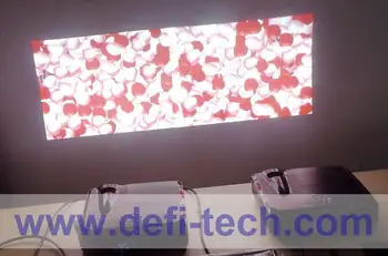 DefiLabs DEFI Dvigubo ekrano Interaktyvių grindų sistemos, parama, 2 projektoriai su 16 poveikis dabar