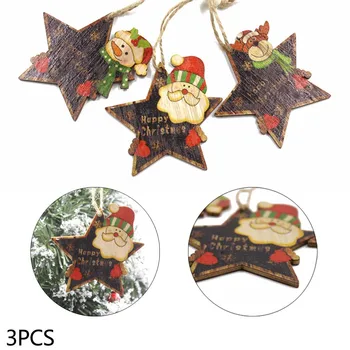 Dekoracijos Vaikams Dovanų Dropship Kalėdų Medines Pakabas Kabinti Durų Ornamentai, Medžio Amatai Kalėdų Eglučių Papuošalai Kalėdų