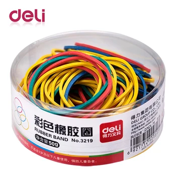 Deli 1 pakage spalvos gumos juosta office ratas tipas elastinga guma diržas finansų tarnybos suveržiamųjų prekių 3219 guminis žiedas