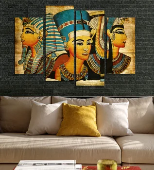 Didelės sienos menas drobė Faraonas, Egipto Namų Puošybai Modernus Paveikslai Abstraktūs Sienų Tapybos sienos nuotrauka už kambarį