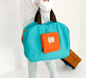 Didelės talpos lankstymo aplinkos apsaugos pirkinių krepšys, atsparus vandeniui kelionių saugojimo krepšys