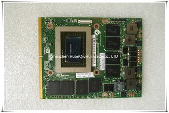 Didmeniniams N12E-GTX2-A1, M17X R3 M18X R1 GTX 580M GTX580 2GB DDR5 MXM 3.0 Nešiojamas Vaizdo plokštės 3MF8R