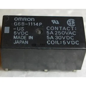 Didmeninė 10vnt/daug relay G6B-1114P-MUMS 5VDC
