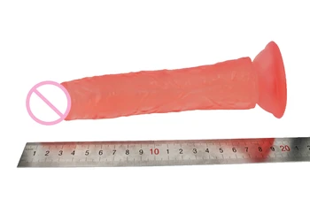 Diklove 21cm didelis dildo tikrovišką vibratorių moterų Sekso žaislai moters Lyties netikras penis dirbtinio kaučiuko varpos su gyvis