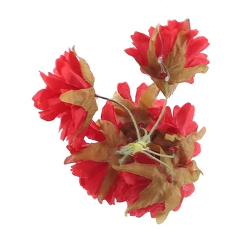 Dirbtinių Gėlių Mini Gvazdikų Modeliavimas Puokštė Vestuvių Rankų darbo 