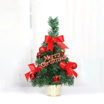 Dirbtinės Kalėdų Eglutės Dirbtinės Pušies Mielas Darbalaukio Kalėdinė Dekoracija 12 Colių Mini Kalėdų Medžio Apdaila Desktop