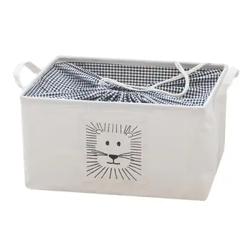 Drabužių laikymo Šiuolaikinės medvilnės audinio skalbinių krepšį, lankstymo skalbinių krepšį, medvilnės ir kanapių ruoželiniu nešvariais drabužiais krepšelio