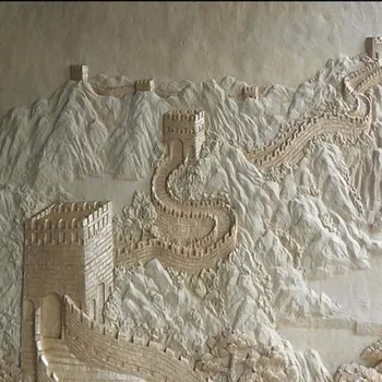 Dropshipping 3D Sienos Tapetai, Freskos, Great Wall, Kraštovaizdžio Miegamasis Papel De Parede HD Foto Tapetai Kinų Stiliaus Tapybos
